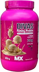 Suplemento Alimentar Whey Divas Feminy Protein 900g - Divas Bumbum Plus (900g, Baunilha Premium)