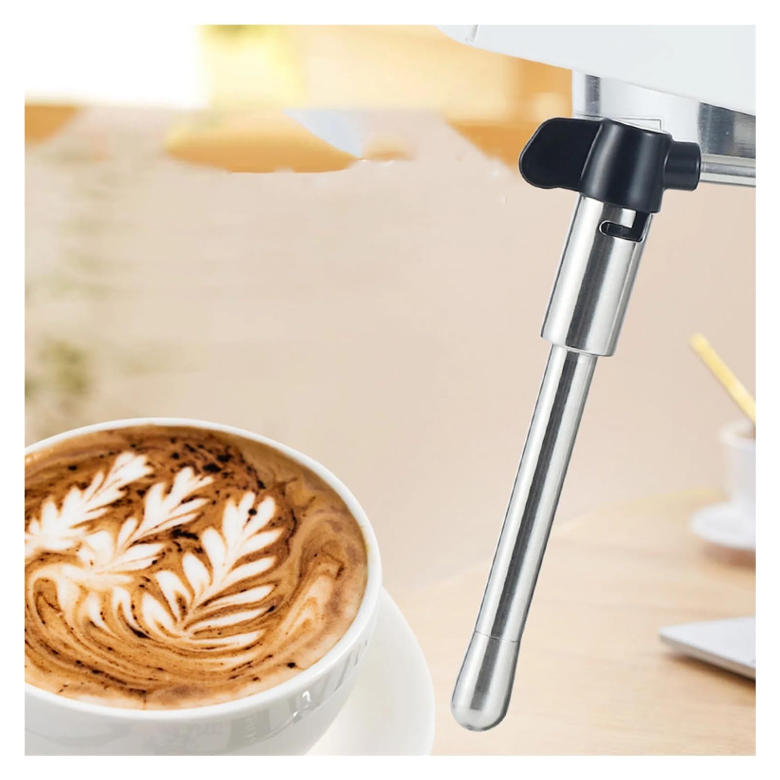 Punta De Varita De Vapor Para Máquina De Café, Compatible Con Delonghi, Boquilla De Vapor, Boquilla Para Máquina De Café A Prueba De Herrumbre, Repuesto De Acero Inoxidable, ECP685