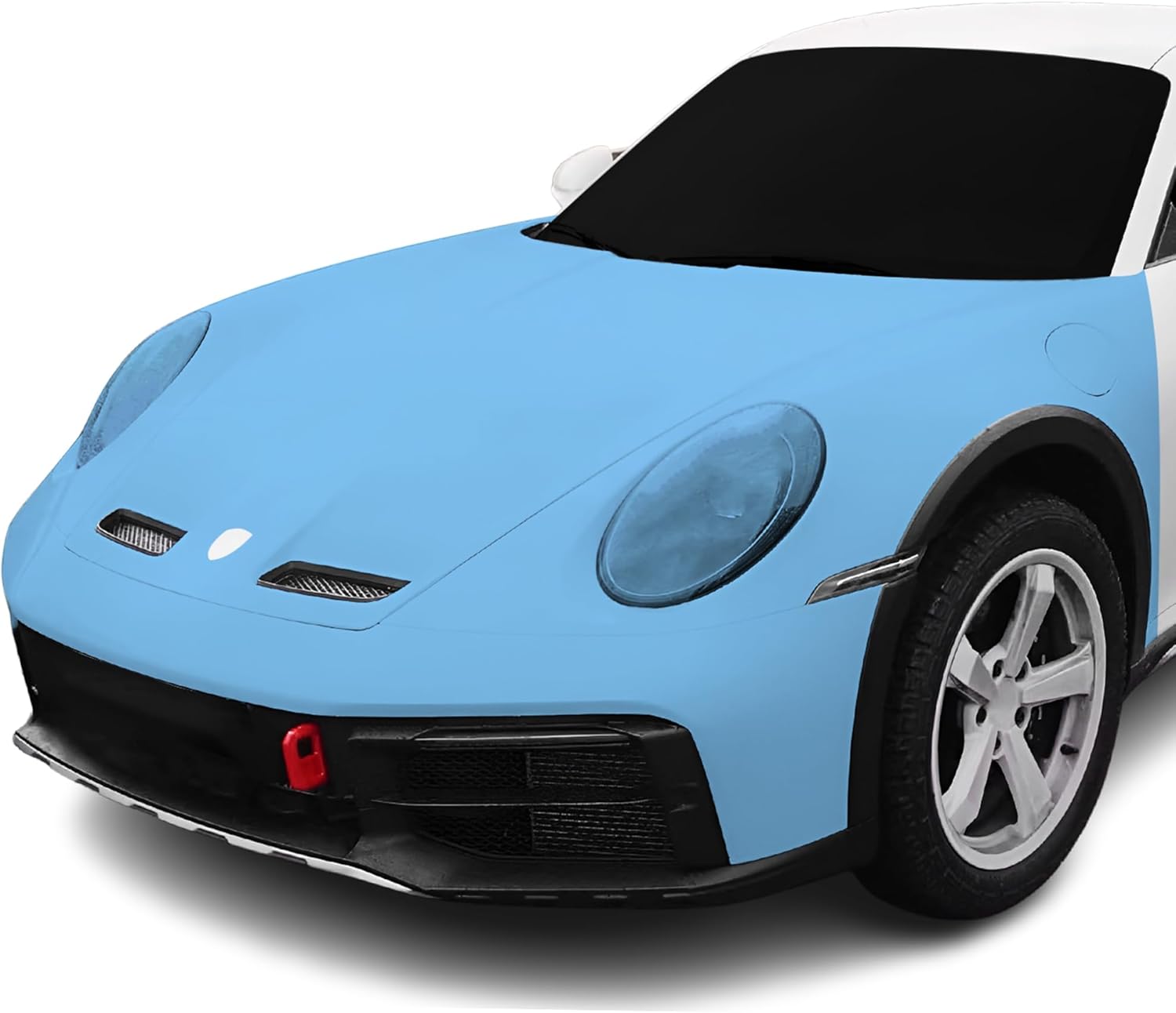 BOGAR TECH DESIGNS for Porsche 911 Dakar 2024+ Front Middle and Front Sides Premium Paint Protection PPF Film Kit Cover, Clear Bra