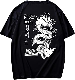 COZYEASE Men's Letter Graphic Tee Casual Short Sleeve Round Neck Summer Shirt Streetwear Top