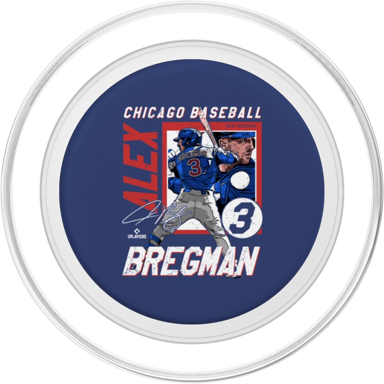Alex Bregman | Chicago C Baseball Players | MLBALB208M PopSockets PopGrip for MagSafe