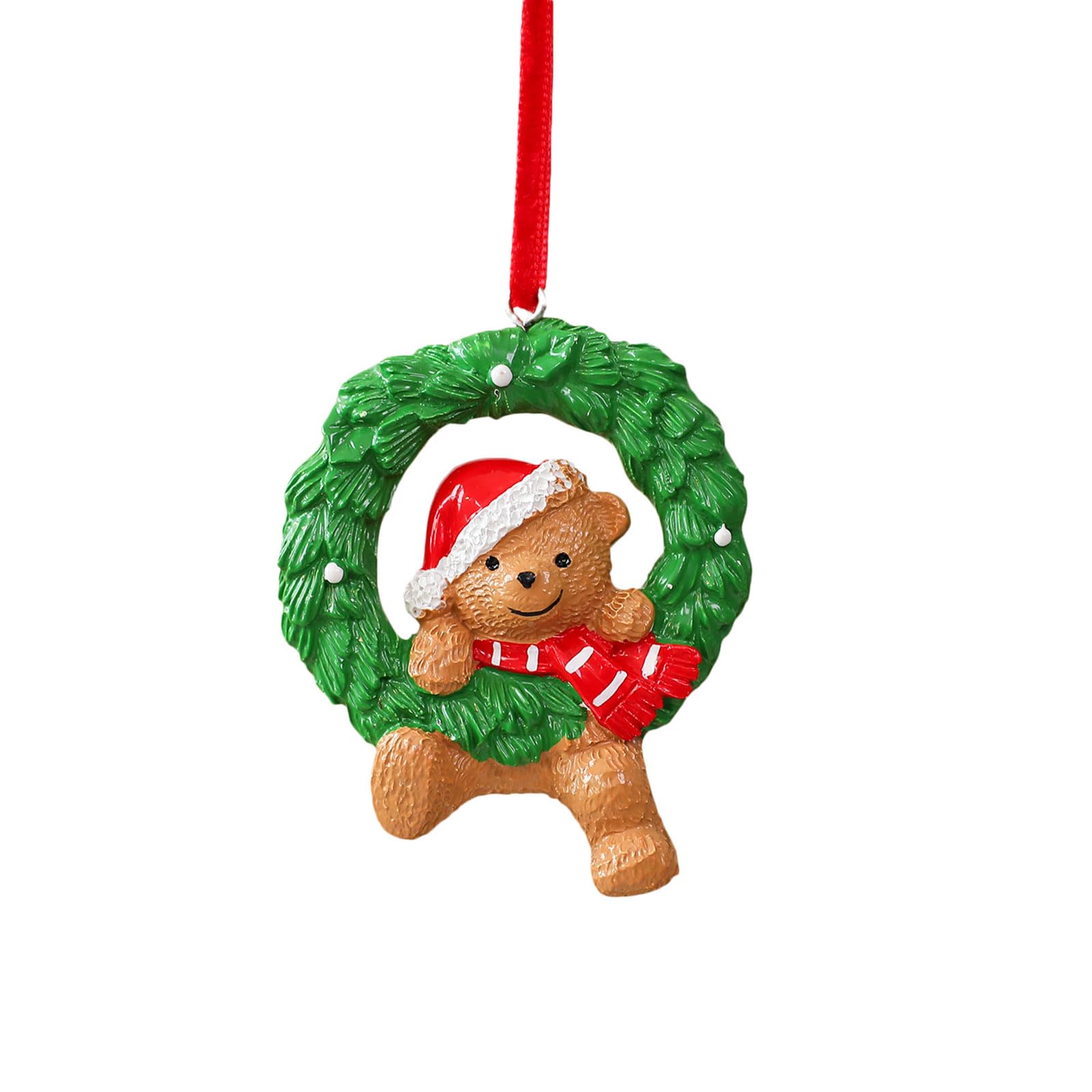 PANGBOER Christmas Tree Decor, 3D Resin Ornament W Christmas Tree Ornament