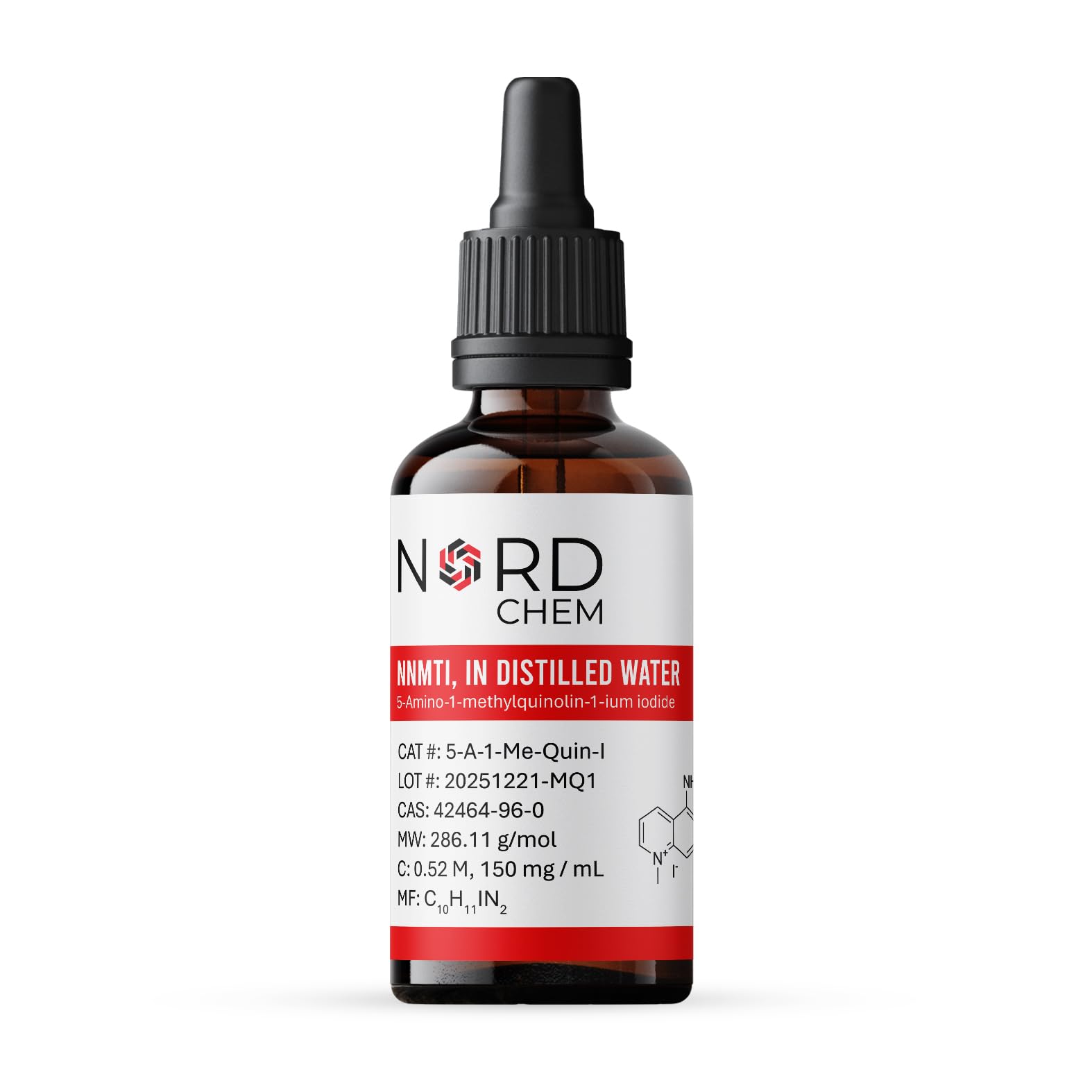 5-Amino-1mq (NNMTi) in distilled water. 30 mL, 150mg/mL (2) Industrial & Scientific