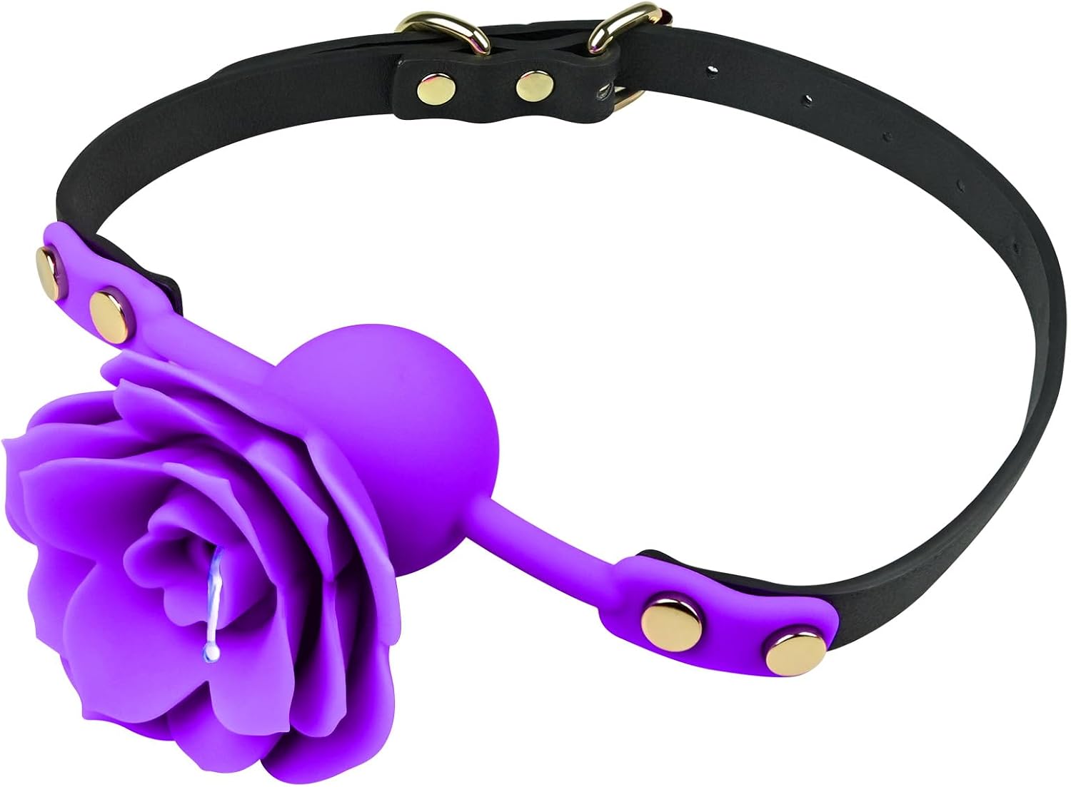 FST Breathable Silicone Ball Gag with Adjustable Strap Flexible Mouth Gag Bondage Gear for Beginners Adult Sex Toys for Couples BDSM Roleplay