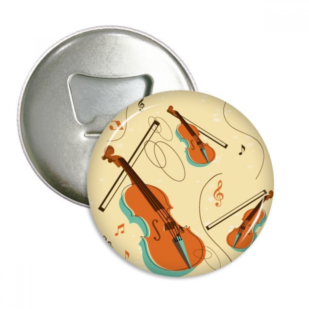 Décapsuleur aimant et badge violon lot de 3 pièces musicales