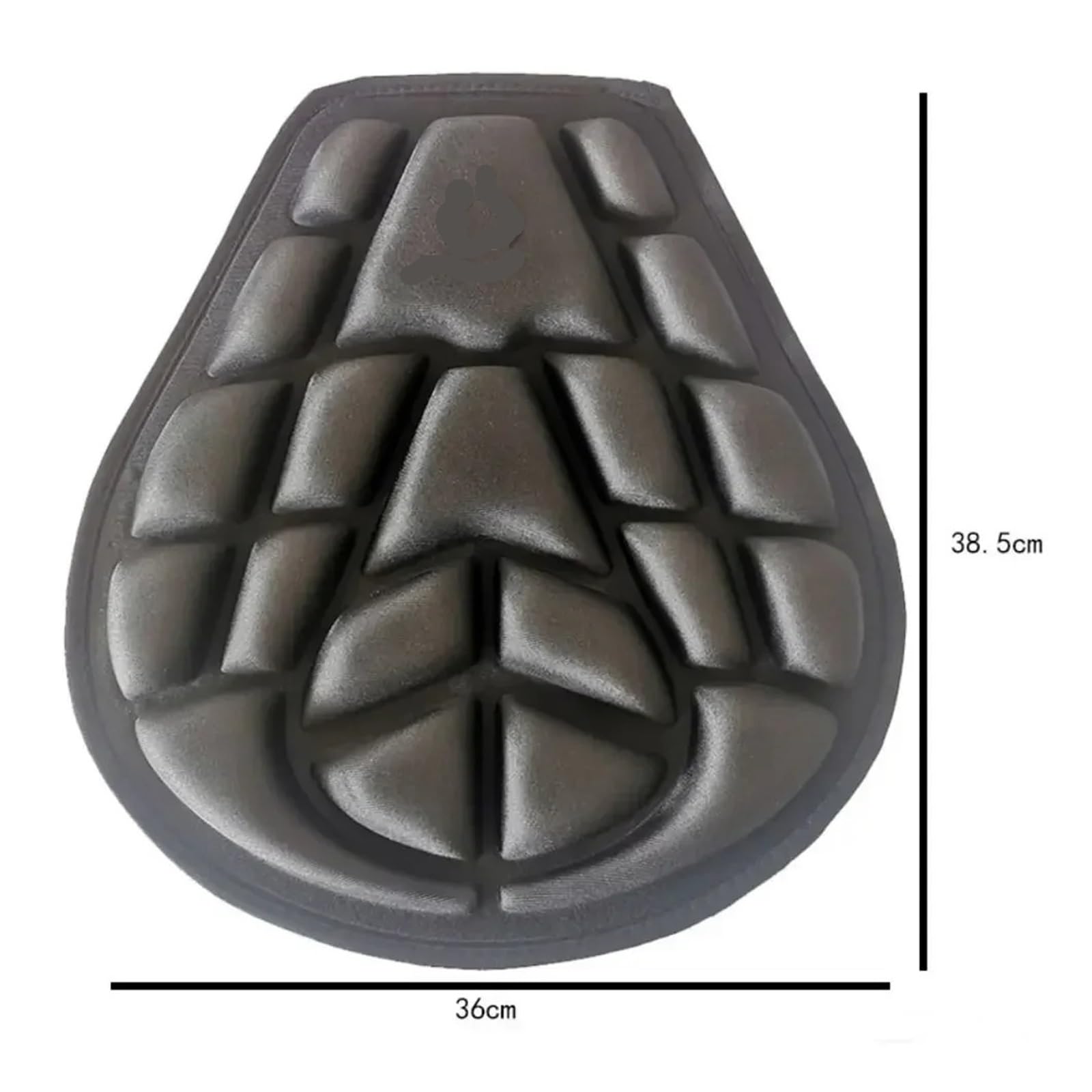 Funda cojín Motocicleta Funda Universal para Motocicleta, Cojín De Asiento Cómodo 3D, Antideslizante, Absorción De Impactos