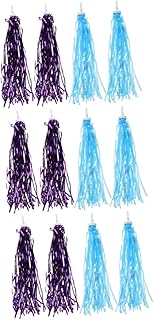 Toddmomy 6 Pares De Fitas Para Guidão De Bicicleta Fitas De Borla Guidão De Scooter Flâmulas De Bicicleta Suprimentos De Decoração Flâmulas De Triciclo Flâmulas De Guidão Acessórios