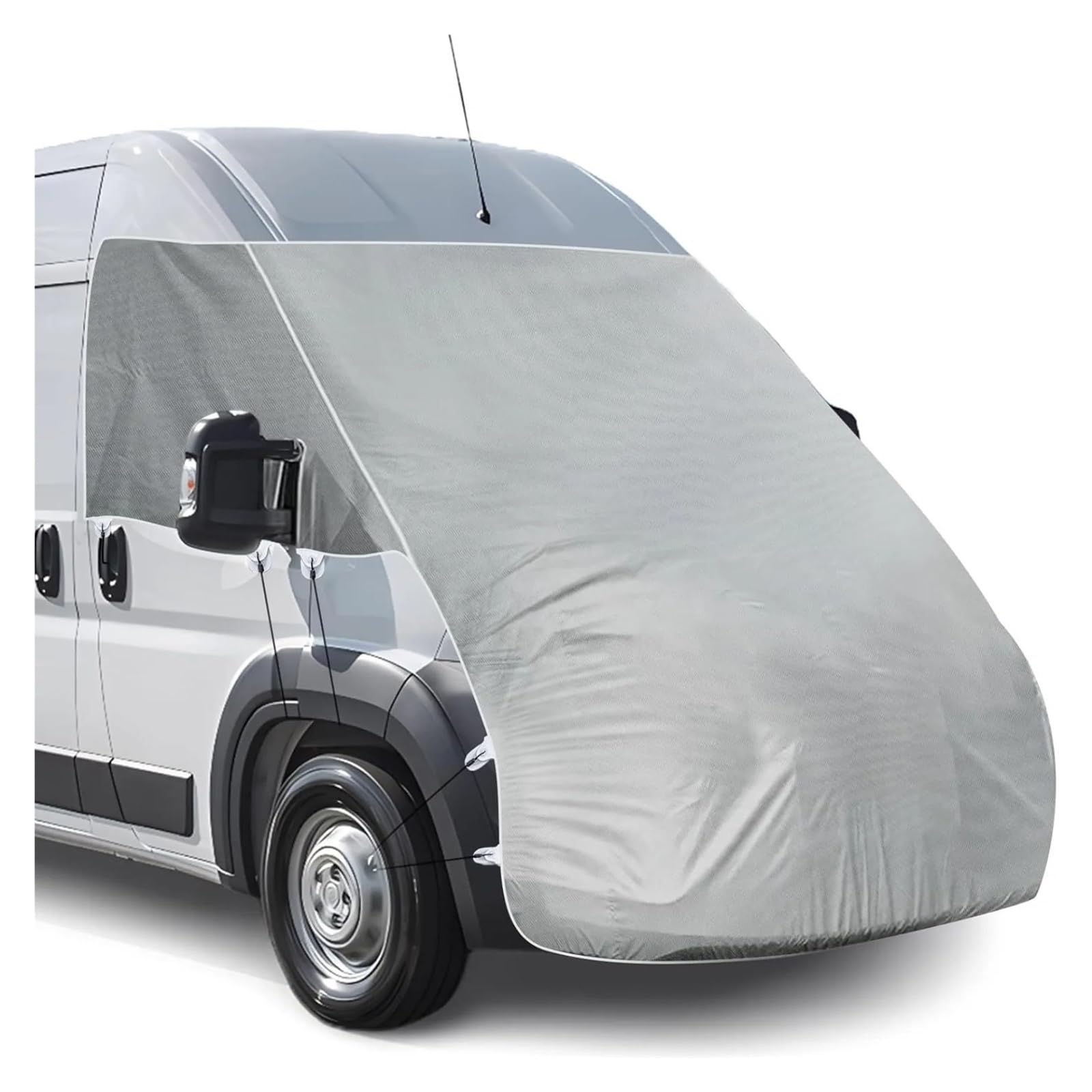 Couverture Complète Capot Moteur Pare-Brise Protection Camping-Car pour Fiat pour Ducato pour Peugeot pour Boxer 2006 Pare Soleil