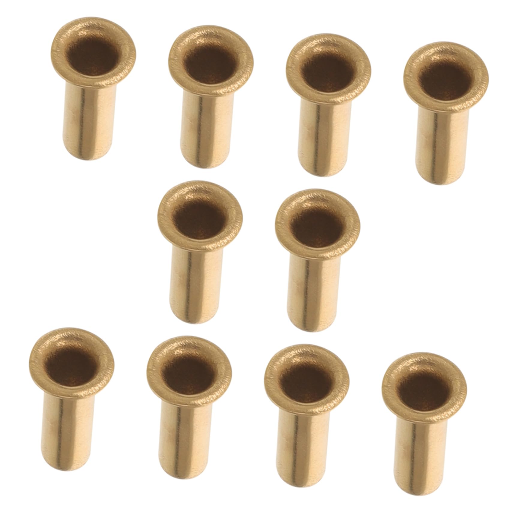 SOLUSTRE 6 * 4 Nylon Tube Bushing Inserts 10pcs Compression Fittings for Oil Lines High Pressure Resistance Copper Fitting