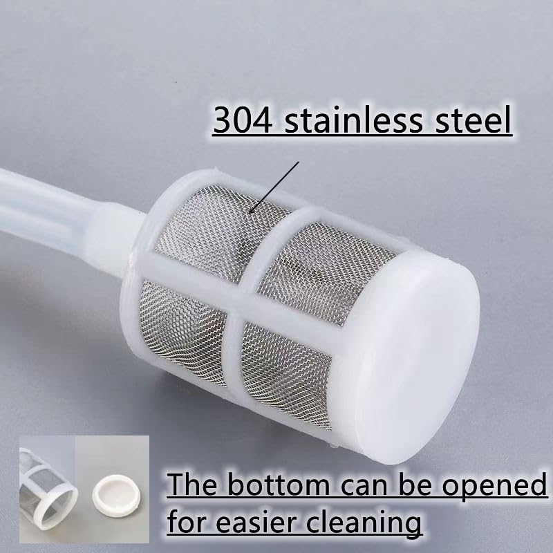 Image of Hose Connection Filter,Spray Internal Filter,Fish Tank Water Pump Suction Strainer,Removable,Tea Set,Fish Tank,Water Pump,Industrial Equipment(12 Packs) (Size:3 /8''inch (10MM))