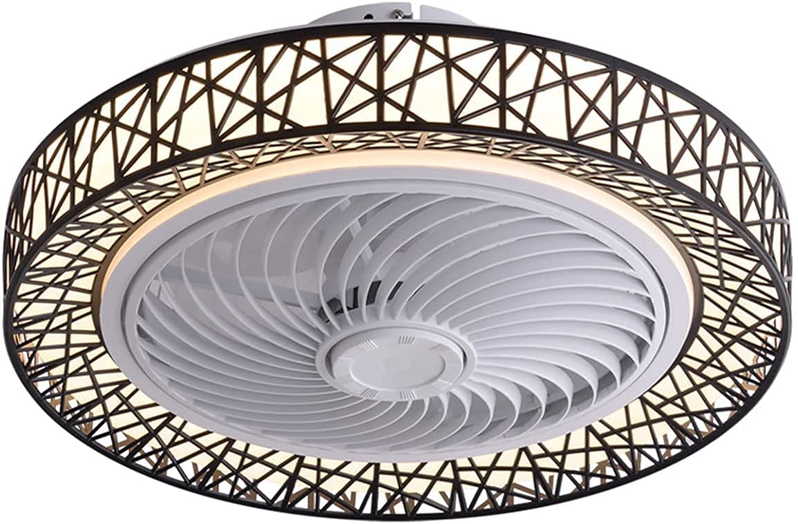 Ventilateur de plafond moderne LED silencieux pour dormir au frais dans sa chambre