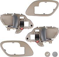 APPERFiT Tan Interior Door Handle & Bezel Kit for 1995-2002 Chevy GMC C/K1500-3500 Trucks Tahoe Suburban Yukon OEM 15708051