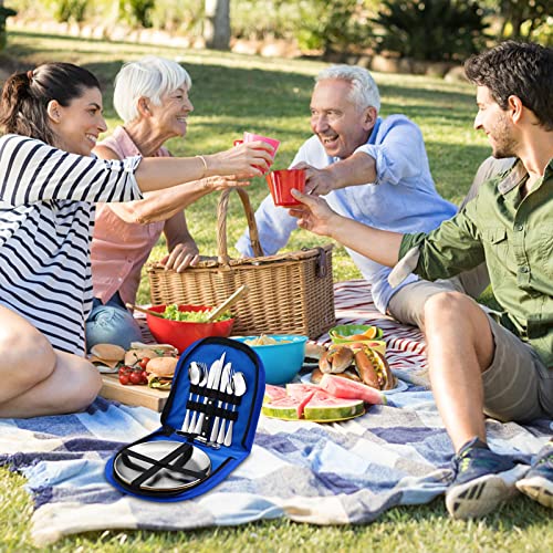 Conjunto de utensílios para churrasqueira - Camping Picnic Talheres Kit Cozinhar Ao Ar Livre Grelhar