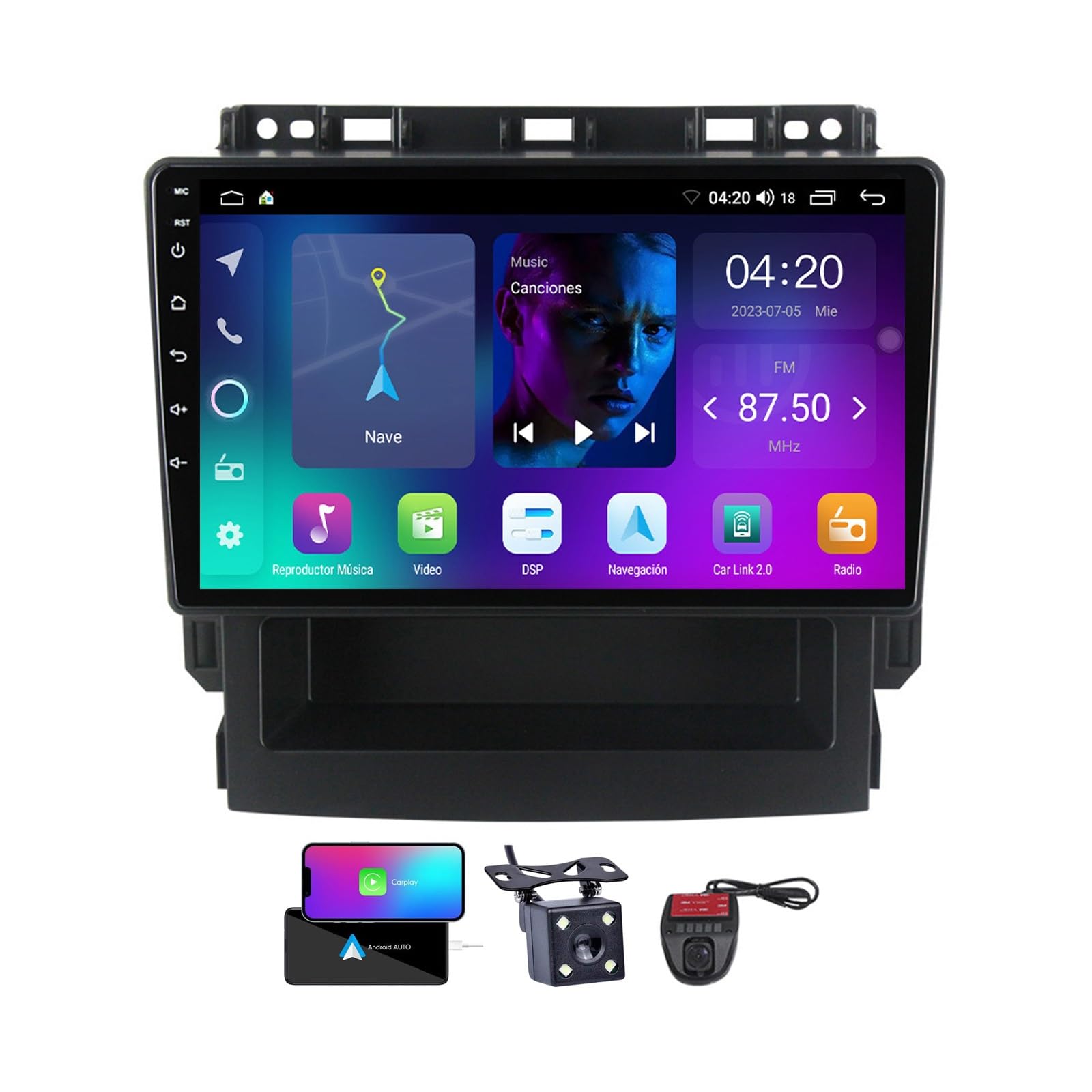 Autoradio Android 13 Subaru Forester avec puces DSP et CarPlay sans fil pour un son premium
