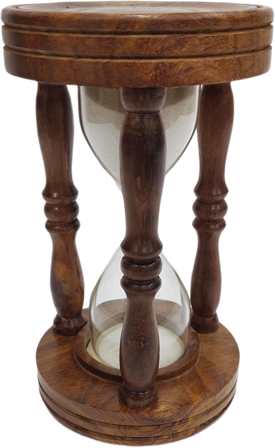 Clessidra Timer 60 Minuti - Legno E Vetro Per Ufficio E Casa - Foto 7