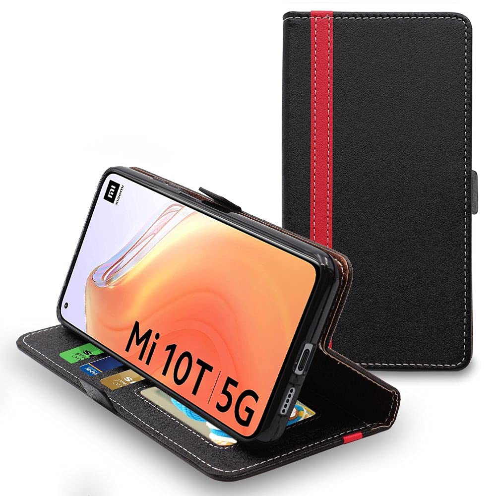 Wallet Case Für Xiaomi Redmi Note 9 – PU Leder Hülle Mit Kartenfächern & Standfunktion