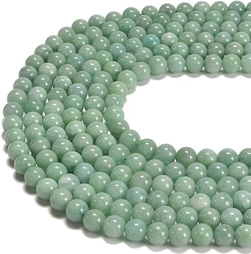 Miniatura 25 de Cuentas redondas sueltas de ónix negro liso de 6mm (15/64 pulgadas), cuentas naturales de gematone para joyería y manualidades, 1 cadena de 15