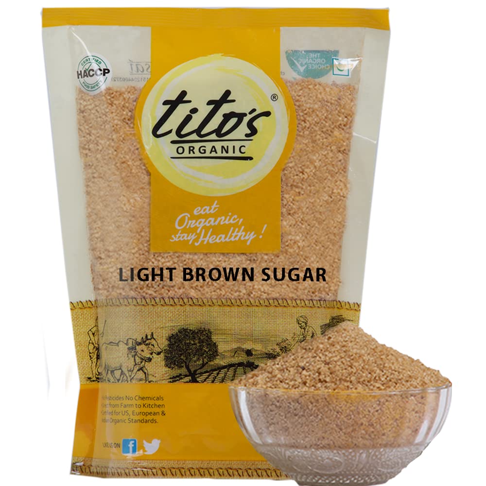 Titos Organic Light Brown Sugar, 500 gm (500 Gram) (B0DDSQNXJW) Amazon Price History, Amazon Price Tracker