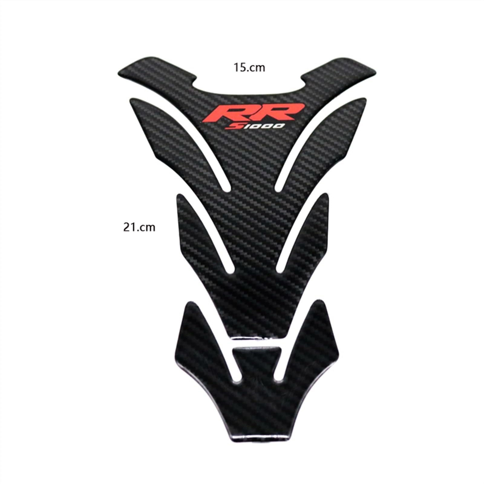 Autocollant Protection Réservoir Moto BMW S1000RR - Motif Fibre Carbone 3D, En PVC Résistant - Antidérapant Et Décoratif