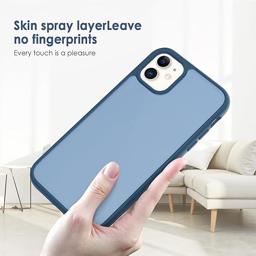 Vista 290 de TENOC Funda para teléfono compatible con iPhone 13 Pro Max, funda transparente a prueba de golpes protectora delgada para 6.7 pulgadas