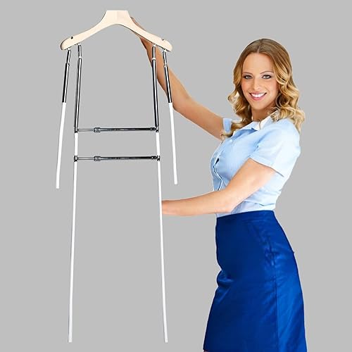 Maniquí con forma de maniquí completo para colgar ropa con ranuras para los hombros, ganchos de exhibición en forma de cuerpo para armario,