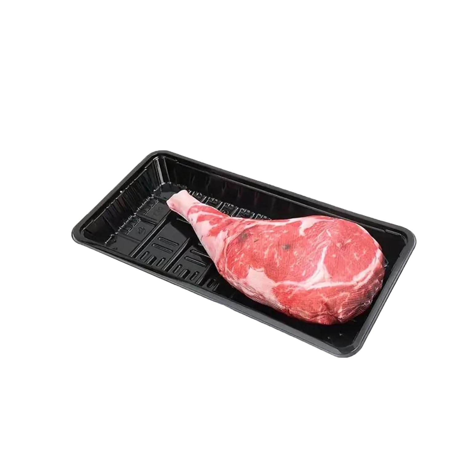 YiZYiF Squeaky Chew Toy for Dogs Steak Shaped Interactive Pet Toy Tough Chew Resistant for Aggressive Chewers Tomahawk