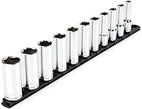 Vista 1 de TEKTON - Juego de dados de 1/2 pulgada con engrane de 6 puntos, 10 piezas (15/16-1-1/2”), SHD92109