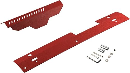 Nuevo combo de cubierta de correa de radiador y polea compatible con Subaru 2002-2007 WRX y STi rojo