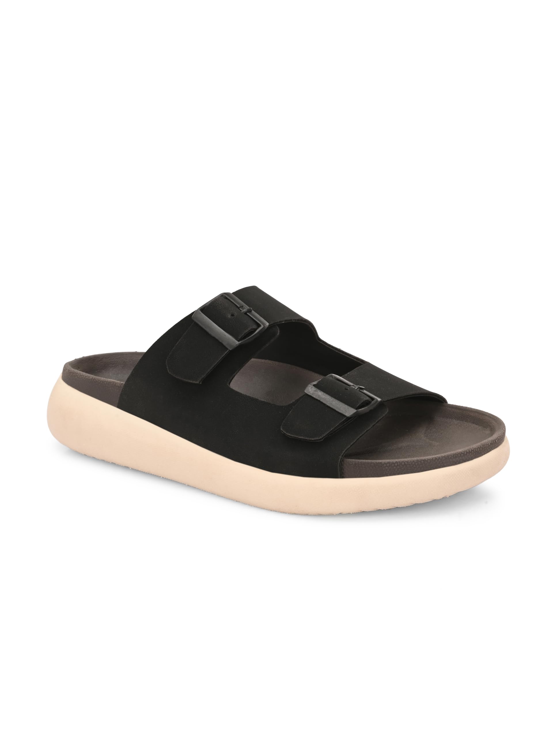 arivo Men’s Comfort Slide Slippers with Adjustable Straps | Lightweight & Anti-Slip Sole | Indoor Outdoor Daily Wear Chappal_Brown-picture-14