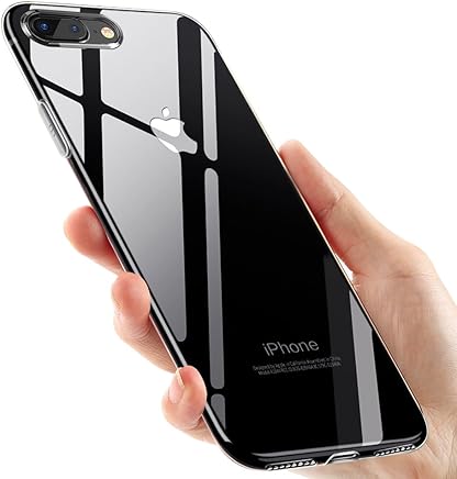 Funda iPhone 8 Plus, Carcasa iPhone 7 Plus, ikalula Ultra Delgado Case iPhone 8 Plus / iPhone 7 Plus Anti-rasgu?os Silicona TPU Cover para iPhone 8 Plus / iPhone 7 Plus Protectora Caso - Transparente