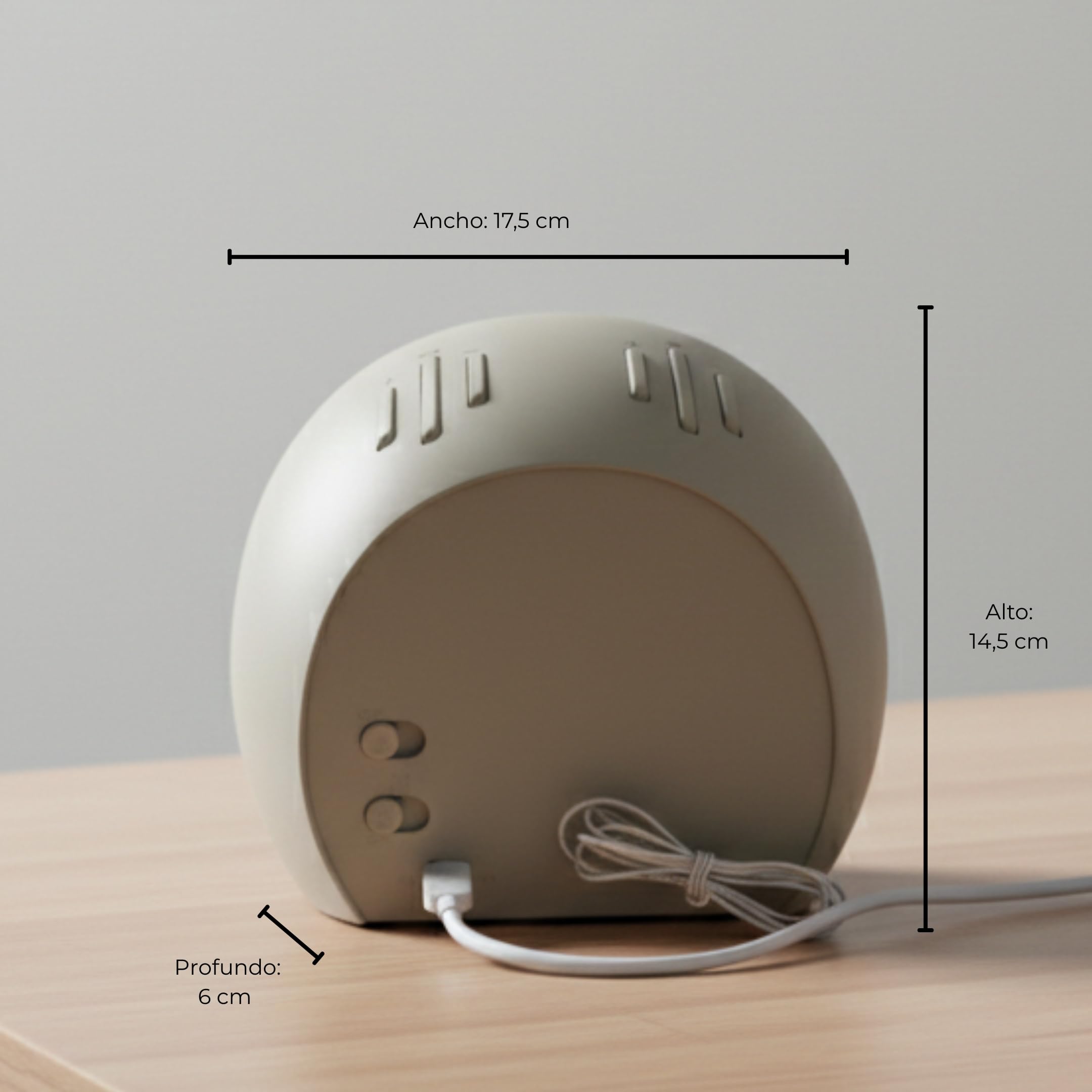 ONARA Despertador Amanecer, Despertador luz Natural simulacion Amanecer, 10 Sonidos Relajantes Naturaleza, 5 Sonidos Blancos, Altavoz Bluetooth, Radio FM, Temporizador, 20 Brillos, 2 Alarmas y Snooze