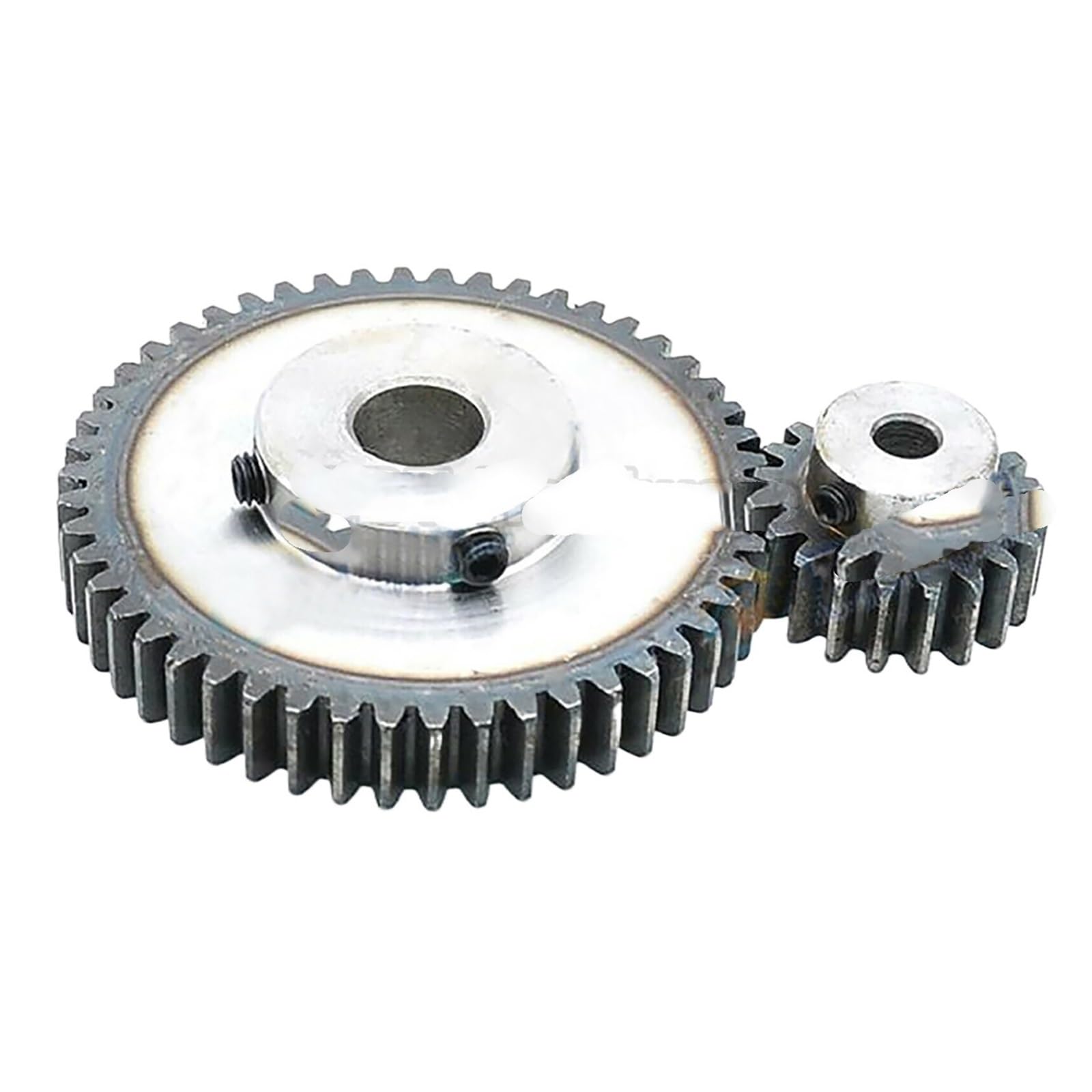 Bevel Gear Pinion Hardware Mechanical 1PCS 1.5 Mod Bore 8mm Transmission Spur Gear with Step 12 15 16 18 20 24 25 30 35 Teeth Carbon Steel for Motor(12 Teeth)