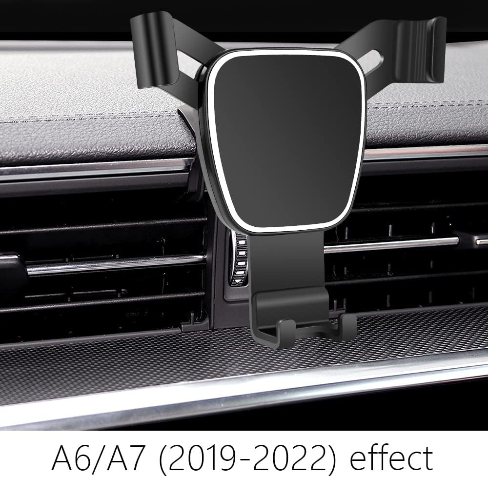 Car Phone Holder for 2019-2025 Audi A6 A7 S6 RS6 S7 RS7 Allroad Auto Accessories Navigation Bracket Interior Decoration Mobile Cell Phone Mount