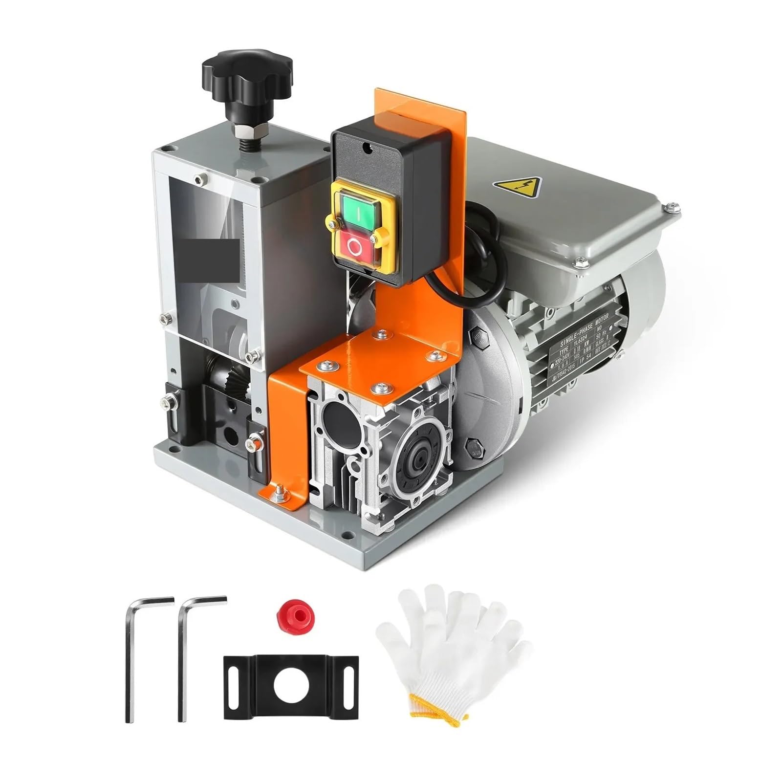 Wire Stripper Electric Stripping Machine Cable 180W 3 Feeding Holes Peeler Scrap Copper Recycling Rápido y preciso