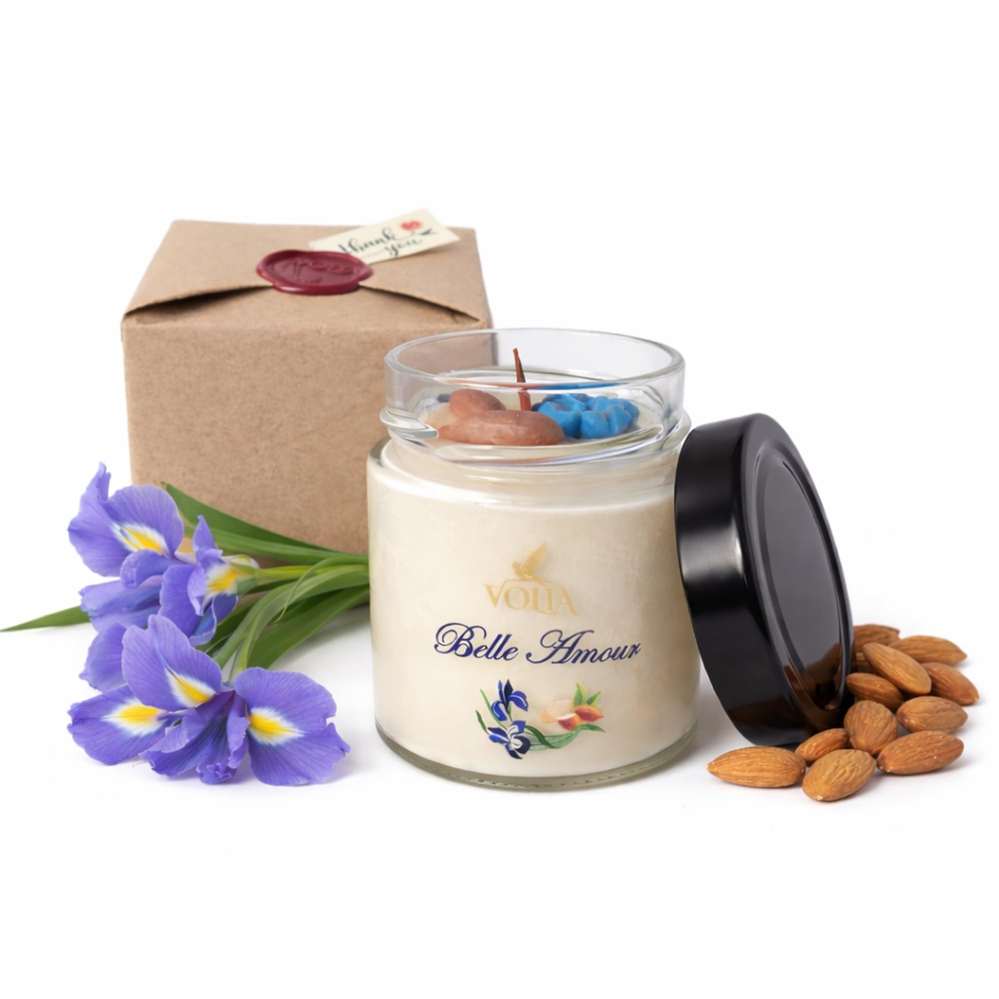 Candle, Aroma Candles, Aroma, Natural Soy Wax, Candles Gifts, Women Gifts, Birthdays, Christmas (Belle)