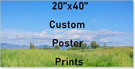 GZZFXXD Personalized Custom 20''x40'' Canvas Prints with Your Photo/your Image Large Wallart Wall Decor for Bedroom Dining room Living room Children's room(Unframed)