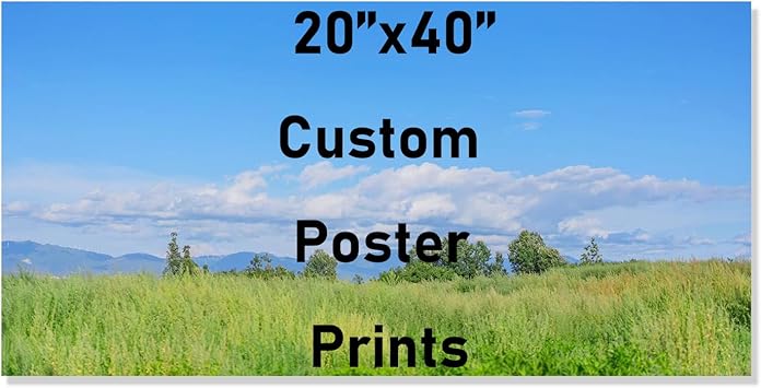 GZZFXXD Personalized Custom 20''x40'' Canvas Prints with Your Photo/your Image Large Wallart Wall Decor for Bedroom Dining room Living room Children's room(Unframed)