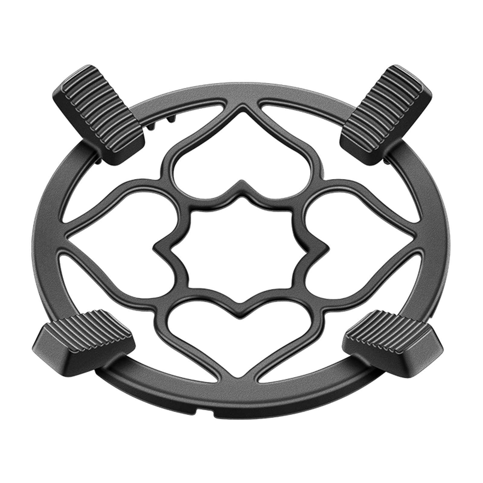 Jazuaiao Duty Cast Iron Practical Stove Stand Bracket Cast Iron Detachable Rack Cooker Adapter