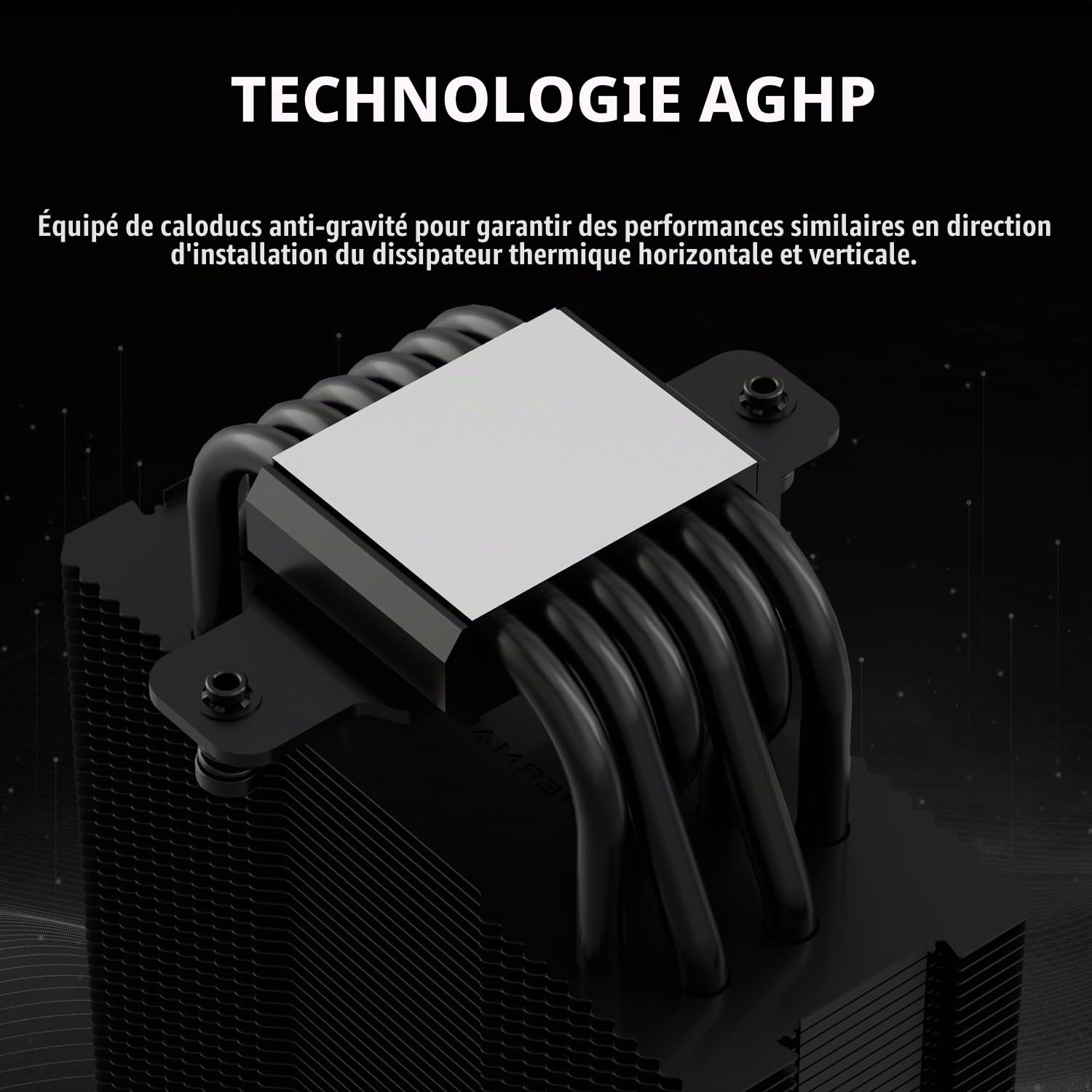 TR-Burst Assassin 120 Vision, écran LCD d’affichage IPS de 2,4 pouces avec résolution de 320x240, radiateur haute performance d’ordinateur, pour LGA1851/1700 et AM4 / AM5