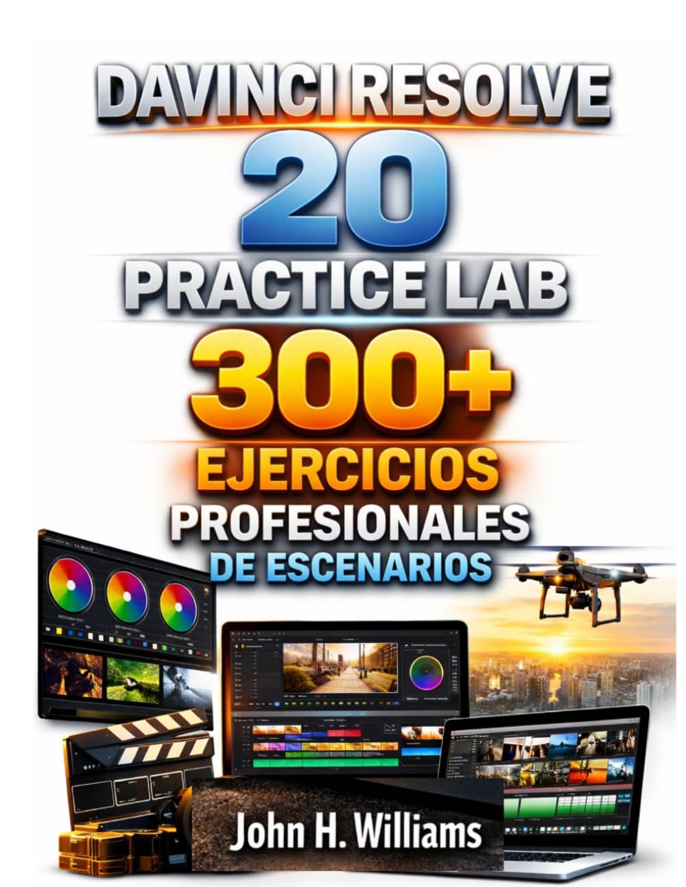 DAVINCI RESOLVE 20 PRACTICE LAB 300+ EJERCICIOS PROFESIONALES DE ESCENARIOS