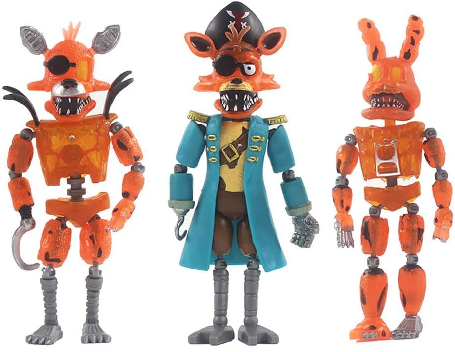 Amazon.co.jp: FNAF フィギュア FNAF おもちゃ 夜光 ボニー フォクシー