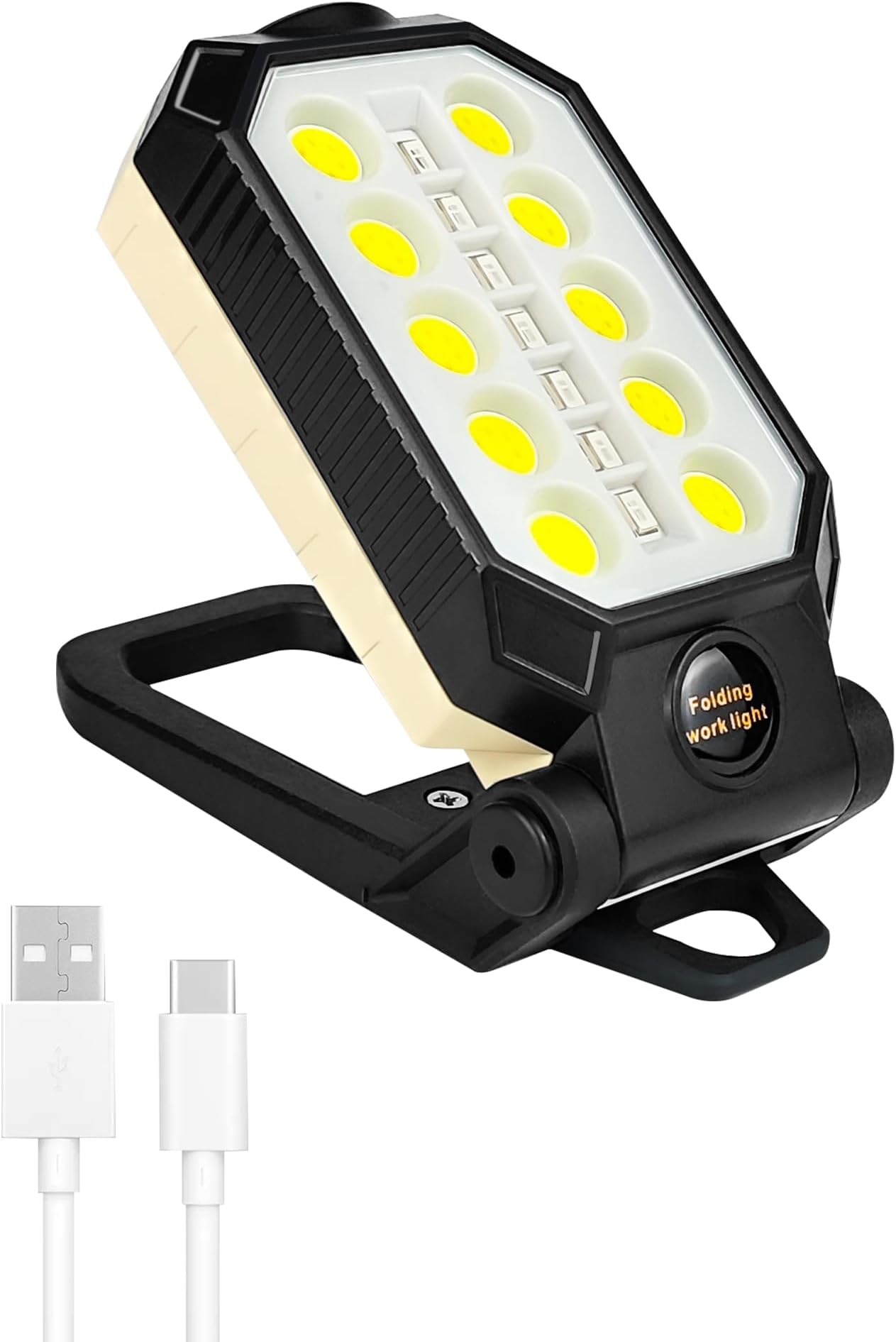 Lampada da lavoro a LED portatile - Luce magnetica ricaricabile tramite
