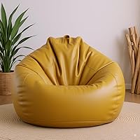 KAM'S LIEU 4XL Fluffy Bean Bag | Ultra Soft Cozy | XXXXL Filled with Premium Beans | Ideal for Living...
