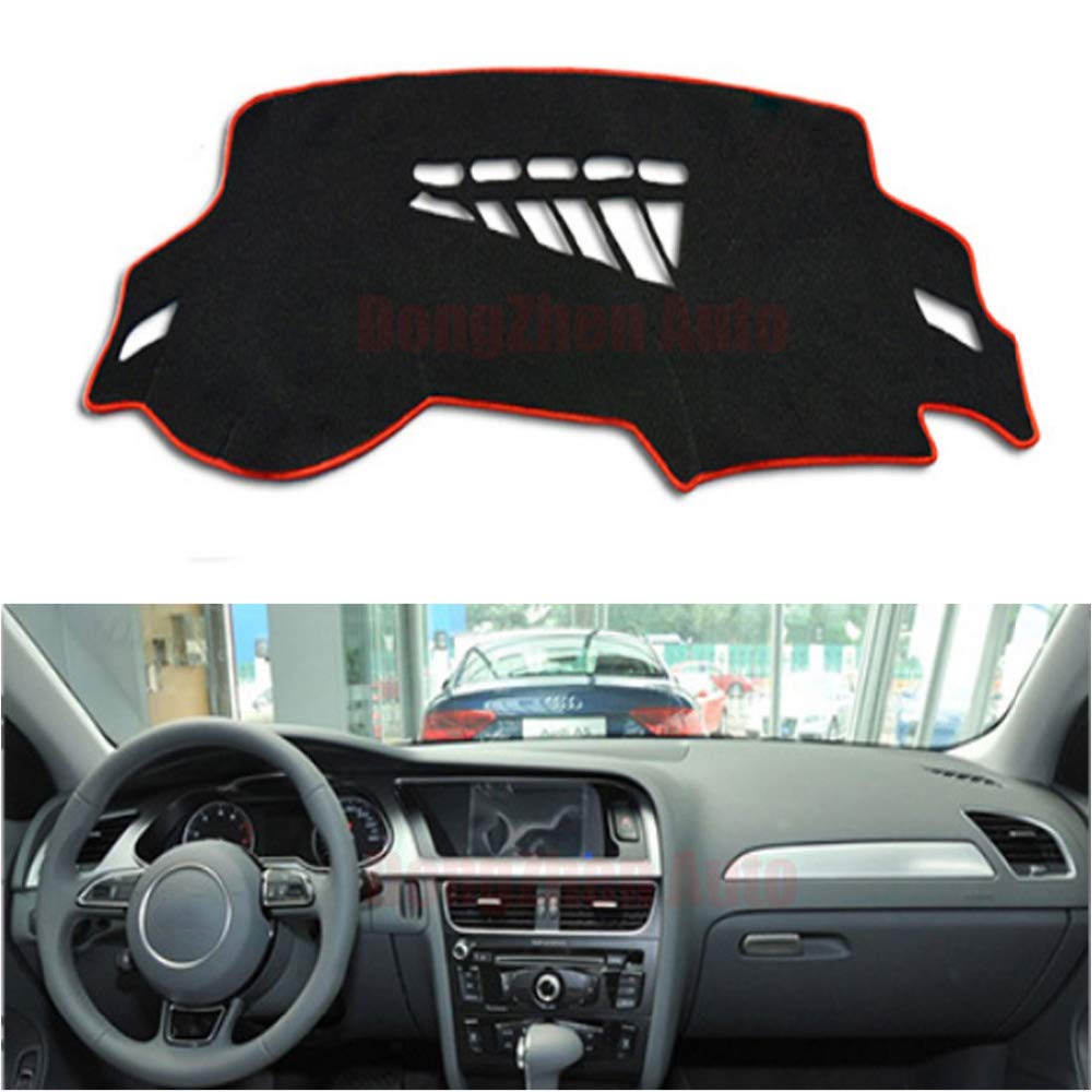 JNXZHQCHD Car dashboard avoid light pads, dashboard desk cover cushion shapes. For Audi A4L 2009 2016