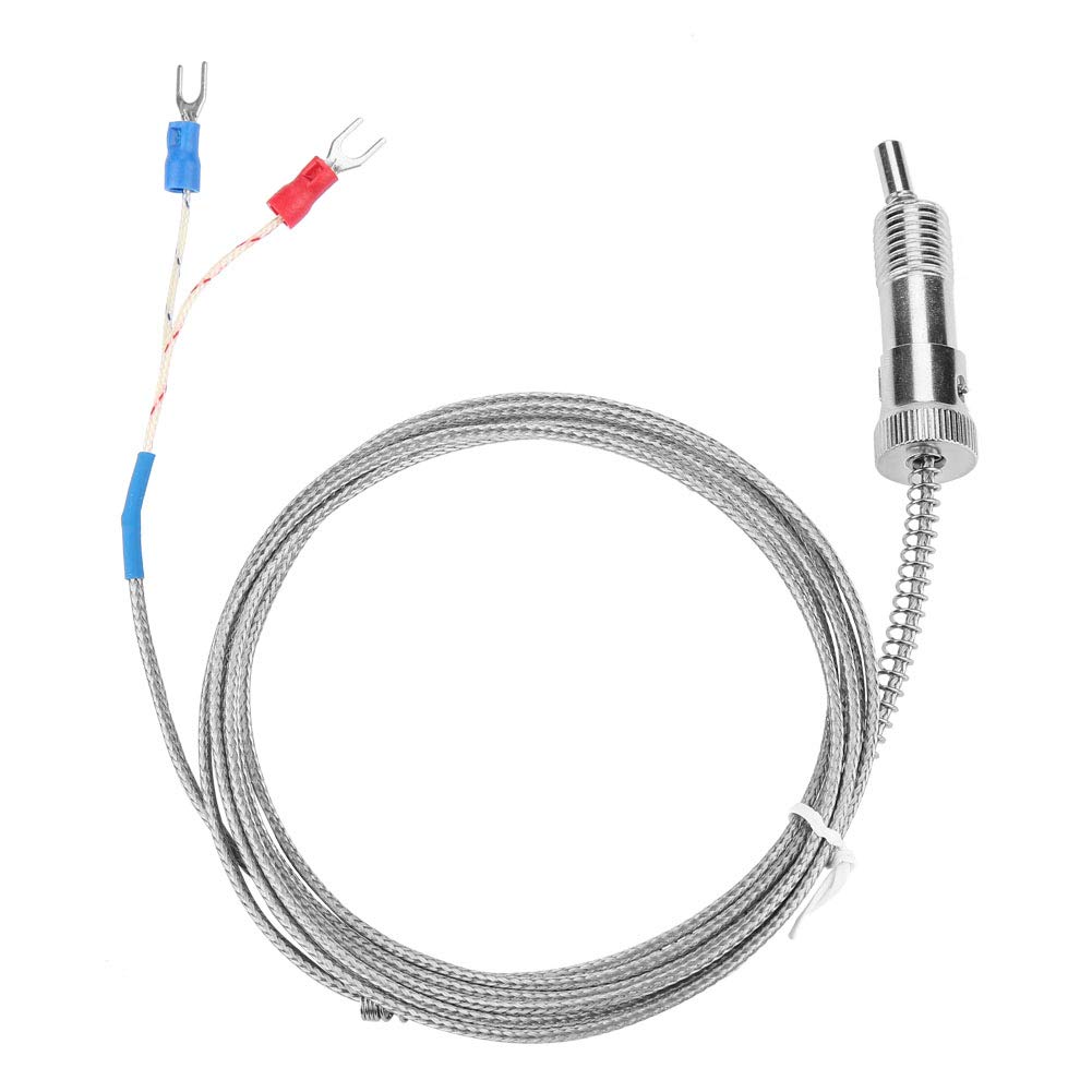 WRNT-01/02 Type K Compression Spring 0-400? Thermocouple Temperature Sensor for Sensing Temperature(5M)