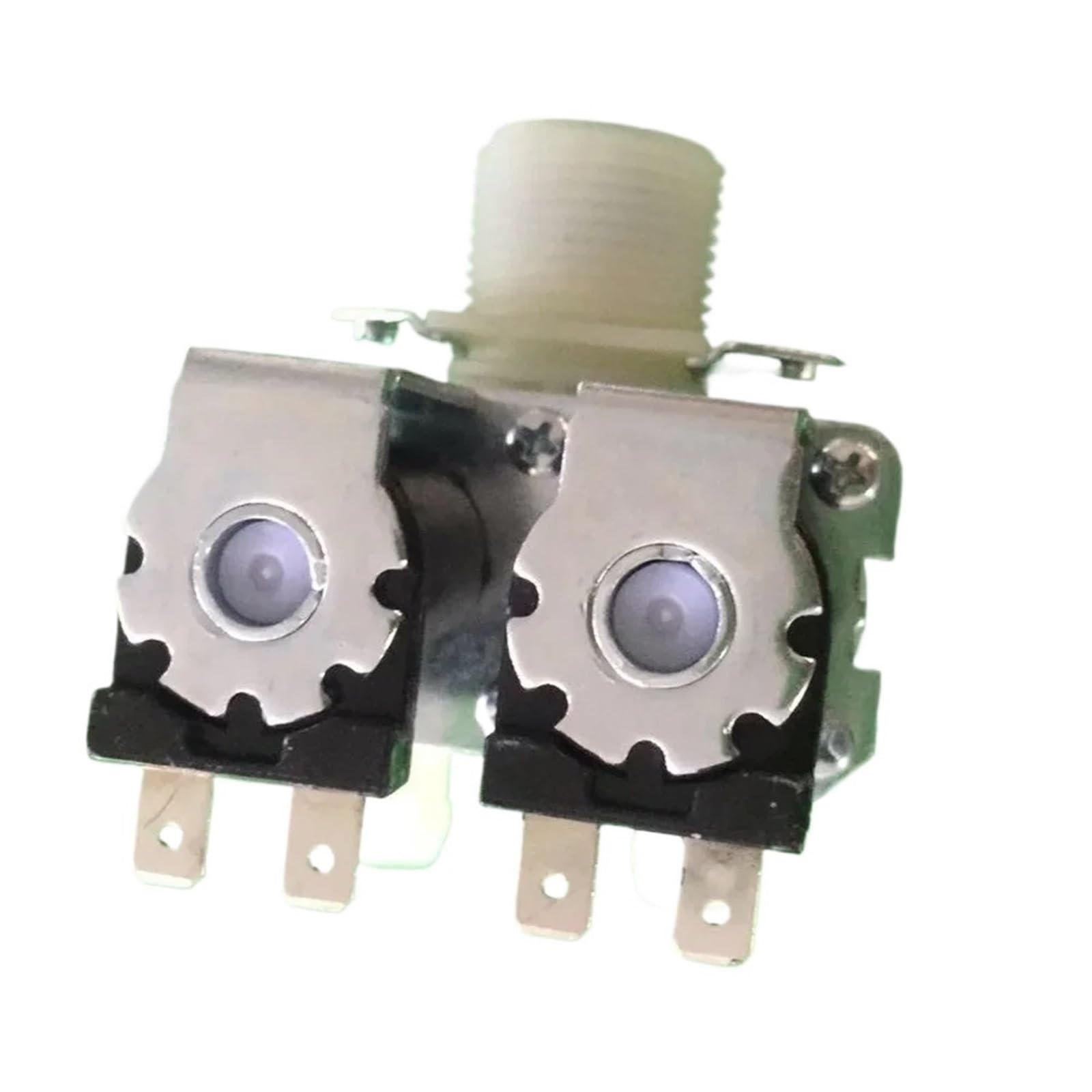 1 x Normally Closed Water Inlet Solenoid Valve 0.02-0.8mpa 12V 24V AC 110V 220V Flow Switch for Washing Machines (12V, Closed Normally)