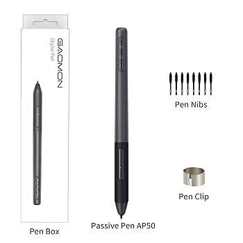 Amazon.com: GAOMON ArtPaint AP50 Battery-Free Stylus with