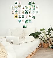 Vista 3 de Kit de collage de pared con imágenes estéticas, decoración estética verde de la habitación, pósteres de los años 50 para estética de habitación