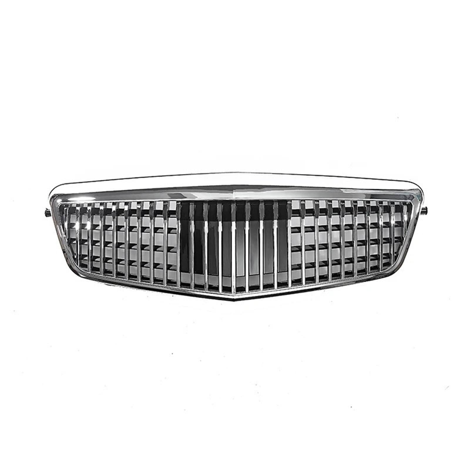 Maybach Style Przedni Zderzak Grille Srebrny Grill Chłodnicy Pasuje Do Mercedes Benz E-Class W212 E550 E350 E63 2010-2013 kratki samochodowej osłona chłodnicy silnika osłon(GTR Silver)