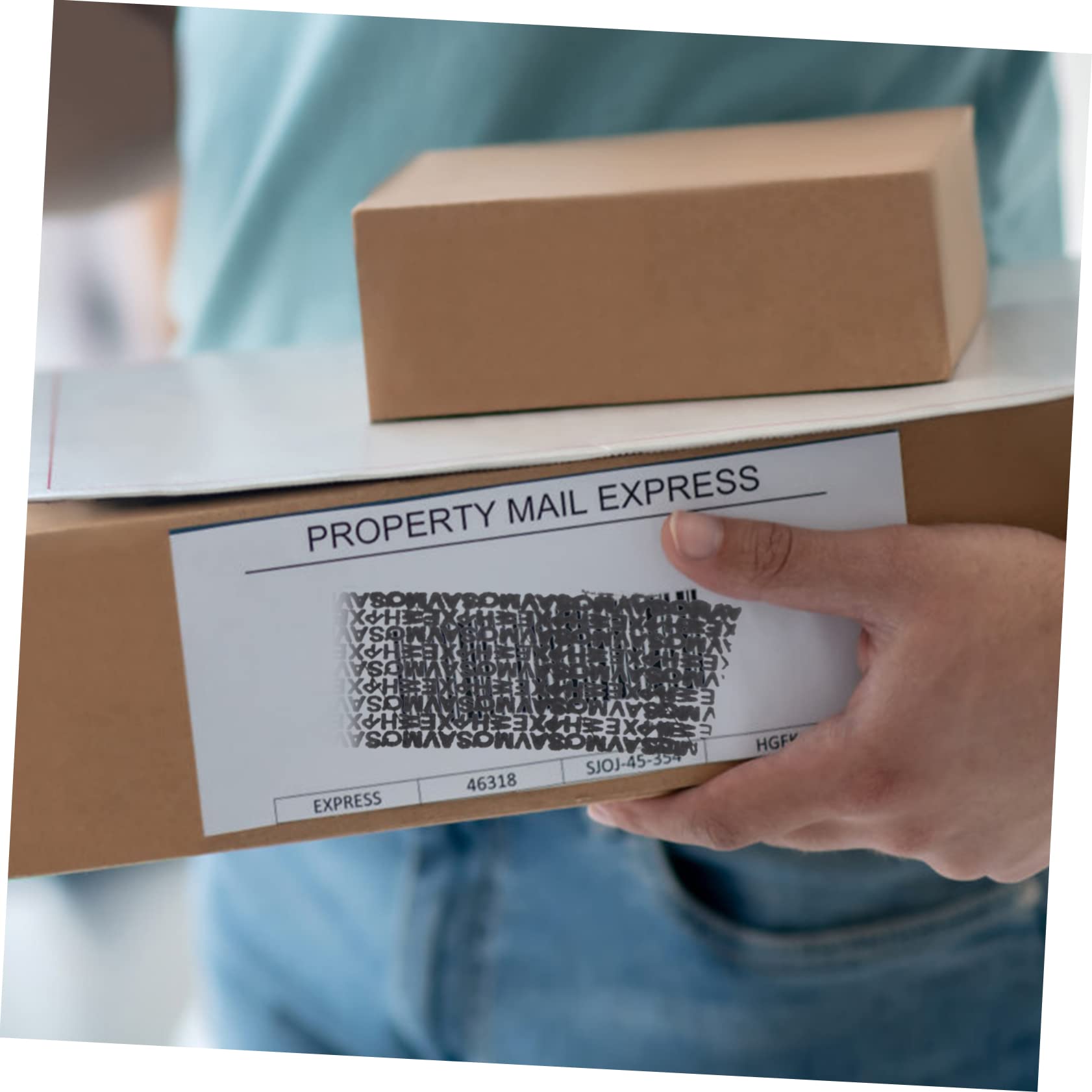 MAGICLULU 4pezzi Timbro Privacy Portatile Per Protezione Personale Inchiostratore Per Documenti Buste e Pacchi Accessorio Per Casa Grafite